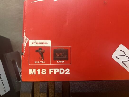 Milwaukee skruemaskine M18 FPD2