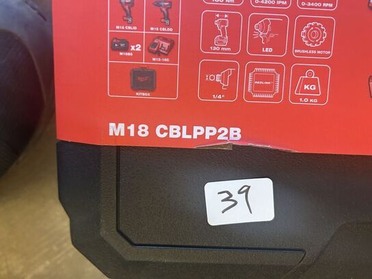 MILWAUKEE Skruemaskinesæt CBLPP2B