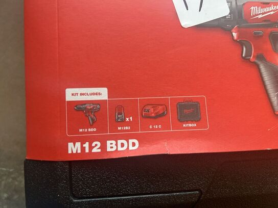 Milwaukee skruemaskine  M12 BDD