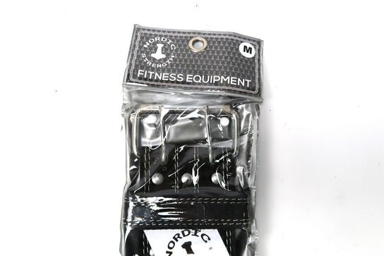 Medium  - Styrkeløfter bælte med hurtig-lås (Sort)