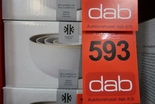 Knabstrup Keramik Tavola skålesæt 4 str.