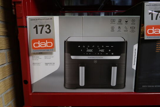 OBH Nordica Dual Easy Fry & Grill airfryer black