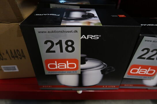 Fiskars Royal gryde med låg 4 liter uden belægning