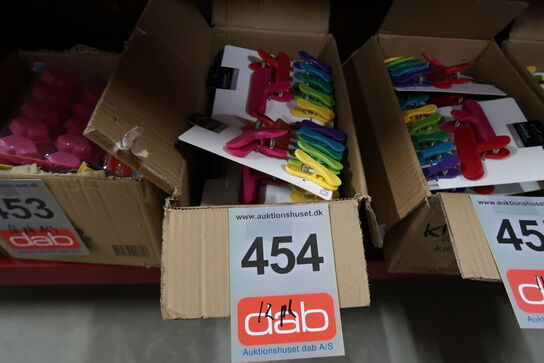 12 pk. Farverige påskeklip - syv pakke til tæt lukning