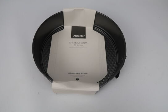 4 stk. Aldente springforme mørkegrå 18 - 24 cm 