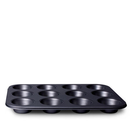 3 stk. Aldente muffinform mørkegrå 35x26,5 cm