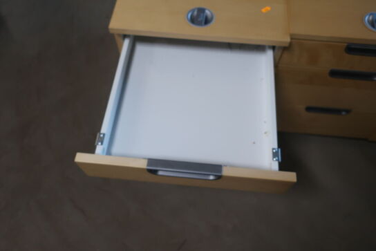 5 stk. Skrivbordsmoduler