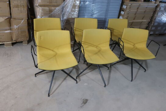 6 stk. Mødestole ARPER Model: Cafita