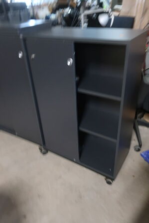 3 stk. Arkivskabe EFG