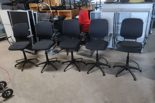 5 stk. Kontorstole SAVO