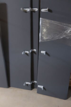 4 stk. afskærmnings paneler til borde EFG