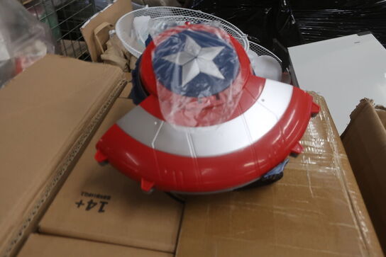 11 stk. elektrisk kaptain amerikas skjold med skyder