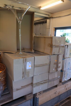 8 stk. store 'cocktailglas' SANDRA RICH Ø31x70h cm