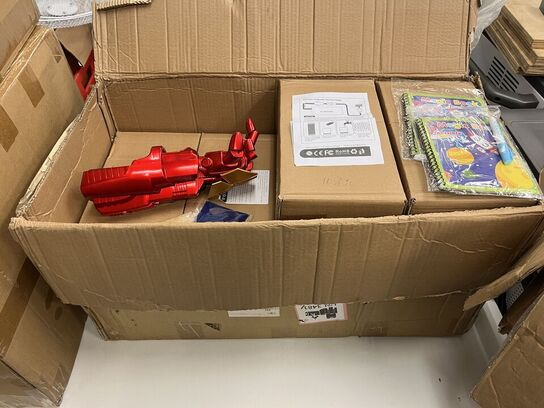 10 stk. ironhand, krydstogtskibe, spider launch og spider armbånd