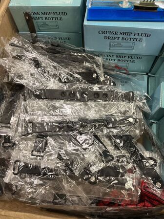 10 stk. ironhand, krydstogtskibe, spider launch og spider armbånd