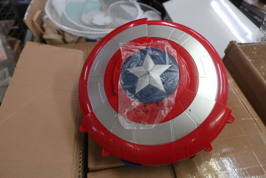 11 stk. elektrisk kaptain amerikas skjold med skyder