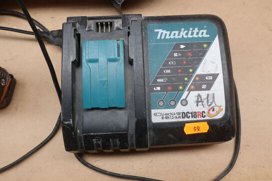 Boremaskine, sliber mv.  MAKITA  Model: DGA 506, DTD154, DJR 187, DTM 51, DC18RC