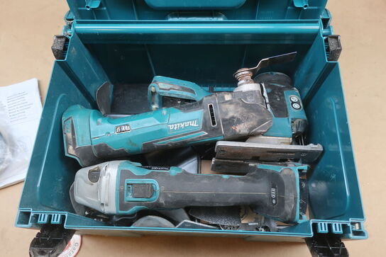 Vinkelsliber, multicutter og vinkelsliber mv.  MAKITA  Model: DGA 506, DJV 181,  DTM51