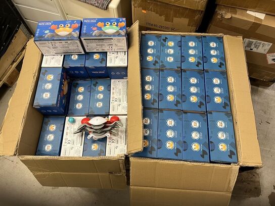 78 stk. cute crab og boomevang ball, fjernstyret fly m.m.