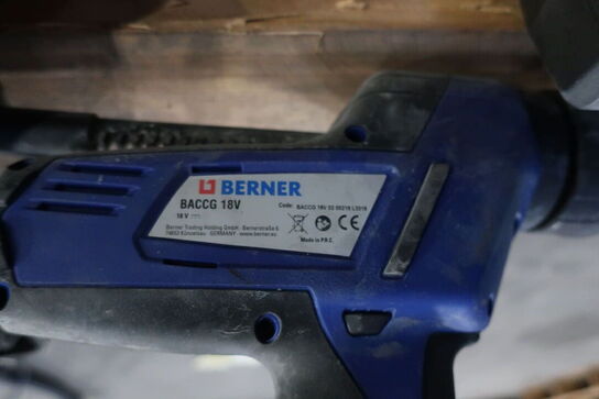 Akku. Fugepistol BERNER BACCG 18V