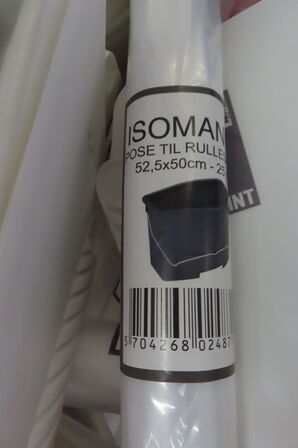 3 stk. Sække med pensler, maleruller & rullerposer