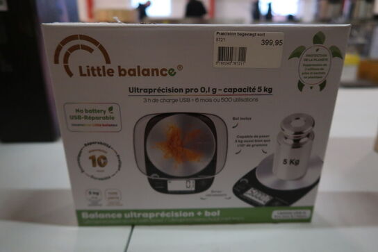 Little Balance bagevægt sort