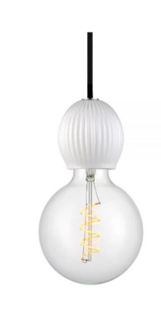 CPH Pendelophæng E27 Fatning af Glas i Opal