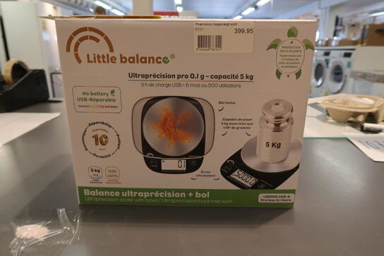 Little Balance bagevægt sort