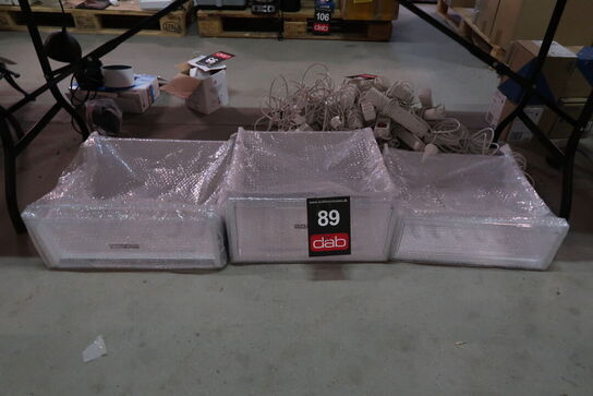 3 stk. Skuffer til køleskab