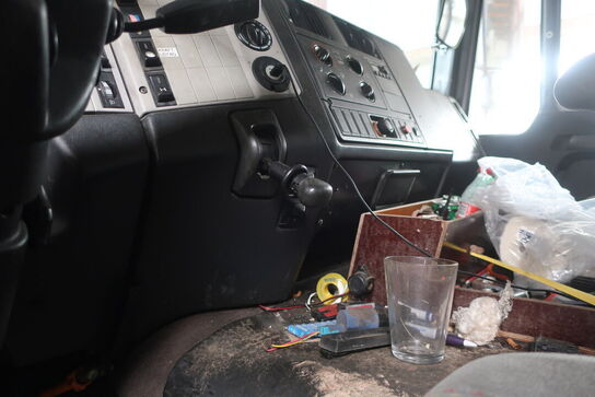 Lastbil MAN 14.224 m. HIAB kran (Se beskrivelse)