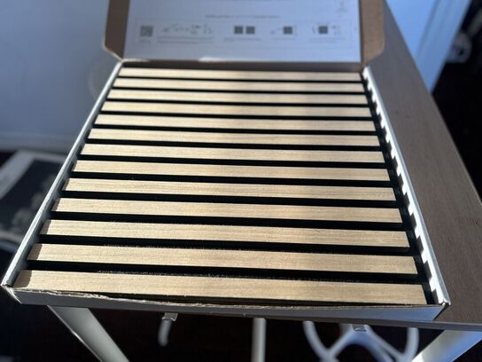 Akustikpanel 8stk (4 pakker) LIGHT OAK 52x52cm