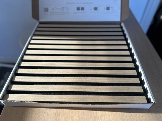 Akustikpanel 8stk (4 pakker) LIGHT OAK 52x52cm