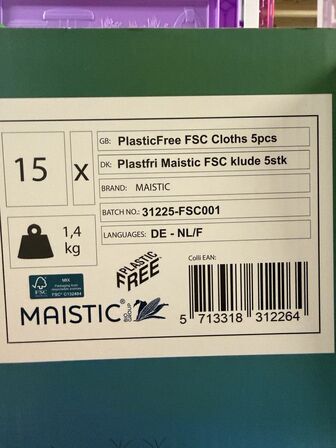 750 stk. Mikroplastfri FSC-karklude