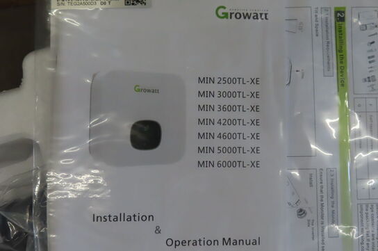 Inverter GROWATT MIN 3600 TL-XE