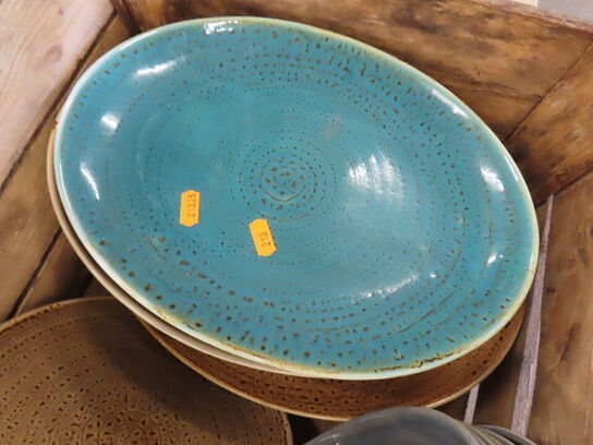 25 stk. blandede fade