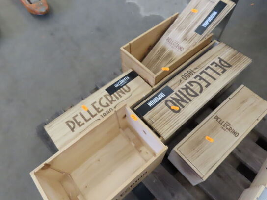 5 stk. Vinkasser i forskellige str.