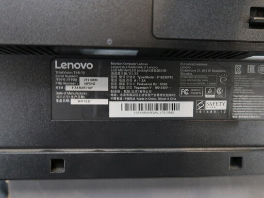 PC Skærm LENOVO THINKVISION T24i-10