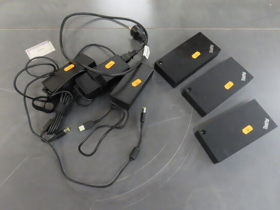 3 stk. LENOVO dockingstationer