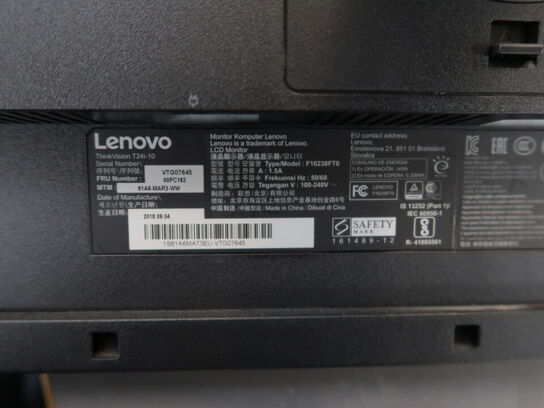 PC Skærm LENOVO THINKVISION T24i-10