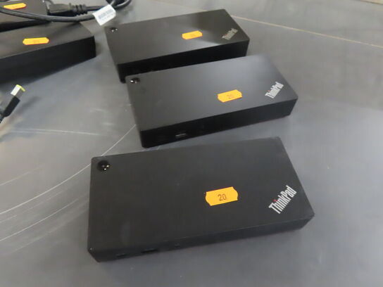 3 stk. LENOVO dockingstationer