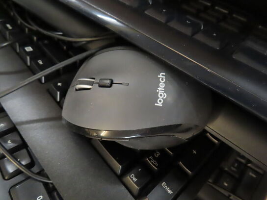 Kasse med blandede Tasteturere og mus, LENOVO, LOGITECH, HP