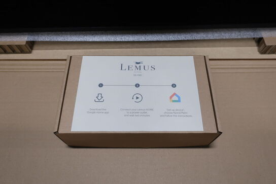 Soundbar/Lydmøbel LEMUS Home Classic 1800 Black Oak