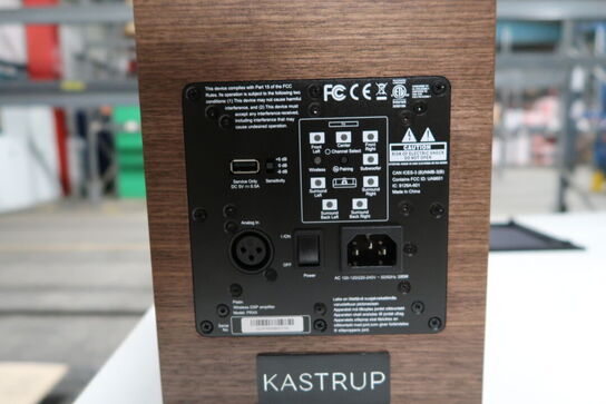 1 sæt højttalere KASTRUP Sora 800 Walnut