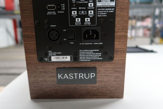 1 sæt højttalere KASTRUP Sora 800 Walnut