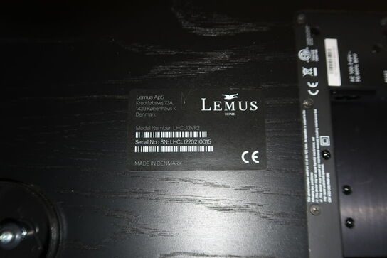 Soundbar/Lydmøbel LEMUS Home Classic 1200 Black Ash