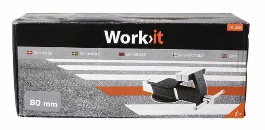 28 stk. Skruestik med fast fod 80 mm