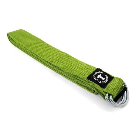 10 stk. Yogabælte med metallukning - Grøn