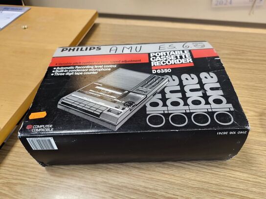 Retro PHILIPS D6350 båndmaskine