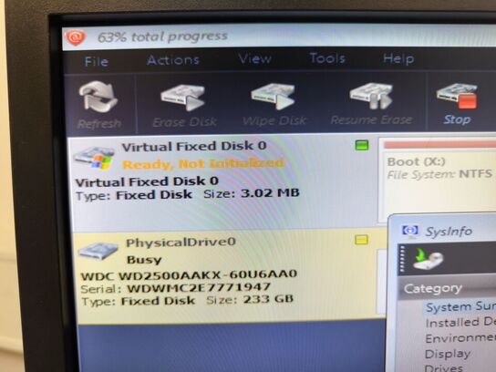 Skærm 22" m. tastatur HP L2206w (PC medfølger ikke)