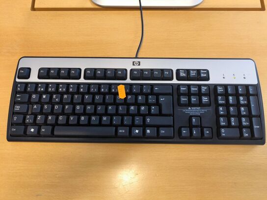 Skærm 22" m. tastatur HP L2206w (PC medfølger ikke)